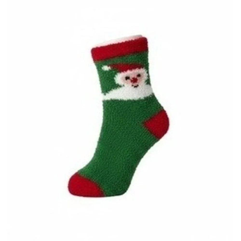 Calcetines Navideños Gruesos Suaves Y Cálidos Novedosos Paquete De 5 Holiday NEW
